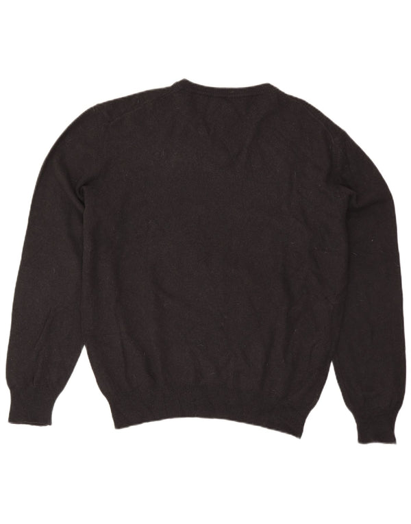 Trussardi Jeans Mens V-Neck Jumper Sweater 3XL Grey