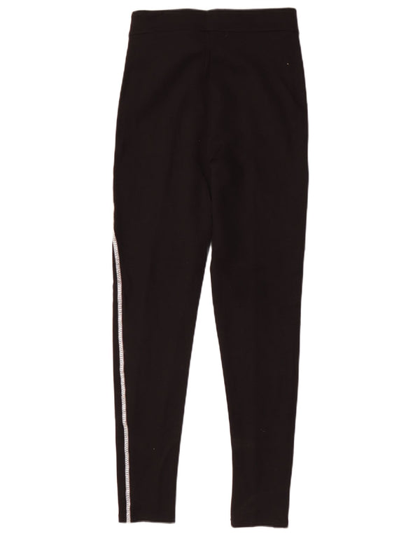 Zara Womens Skinny Casual Trousers Small W26 L28 Black