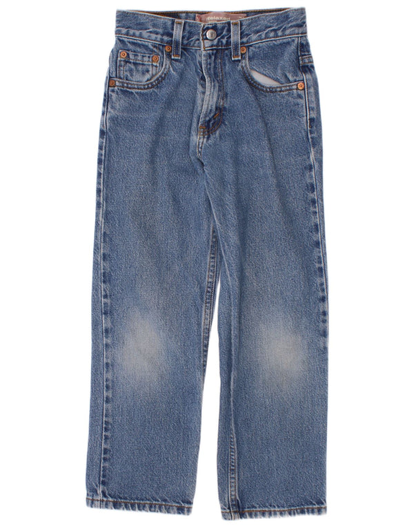Levi's Boys 550 Relaxed Fit Straight Jeans 6-7 Years W22 L21 Blue Cotton