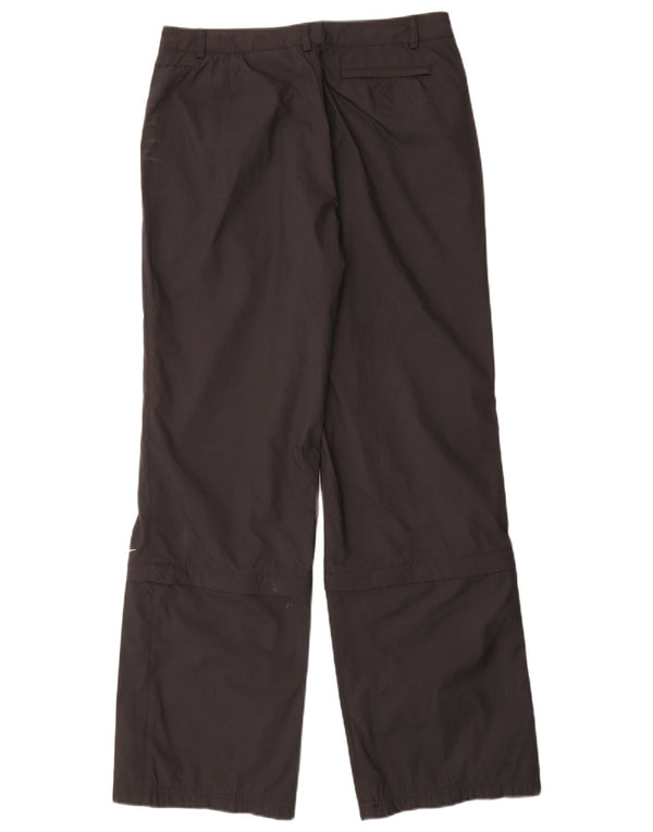 NIKE Womens Tracksuit Trousers UK 12 Medium  Black Polyester