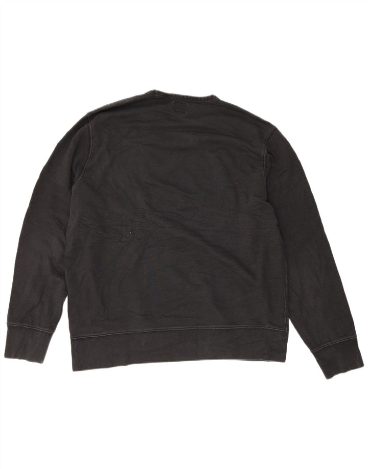 LEVI'S Mens Graphic Sweatshirt Jumper XL Black Cotton