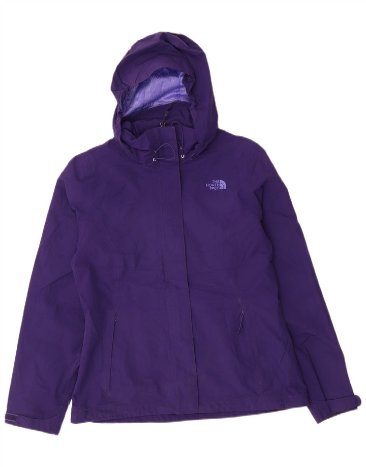 THE NORTH FACE Womens Hyvent Hooded Rain Jacket UK 14 Medium Purple Nylon
