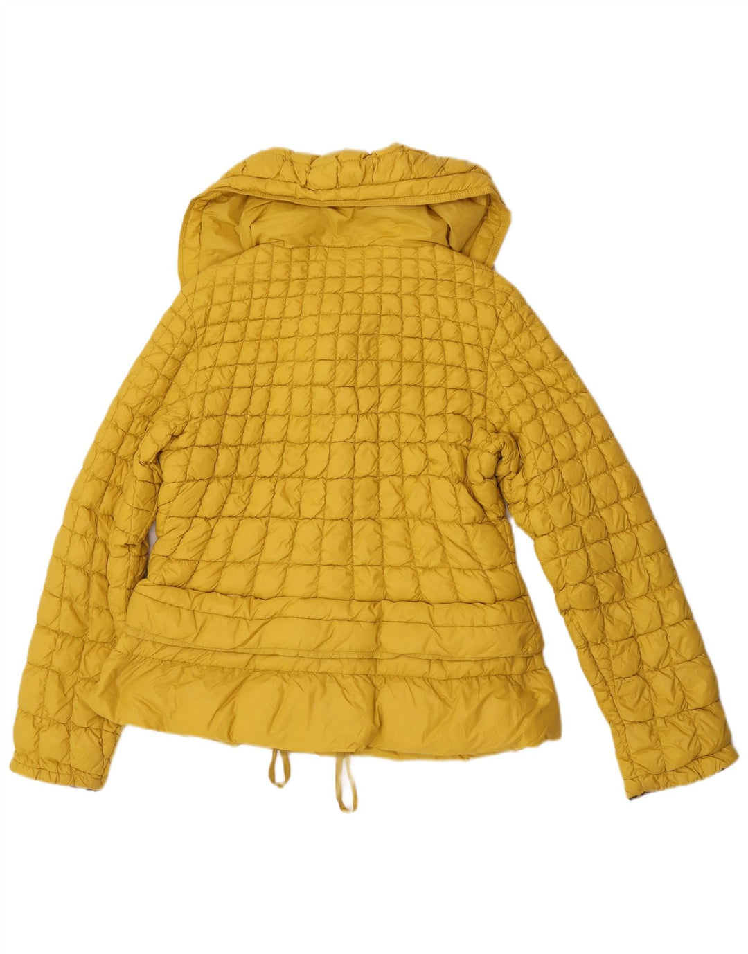 Scervino Street Womens Padded Quilted Jacket IT 44 Medium Yellow Winter