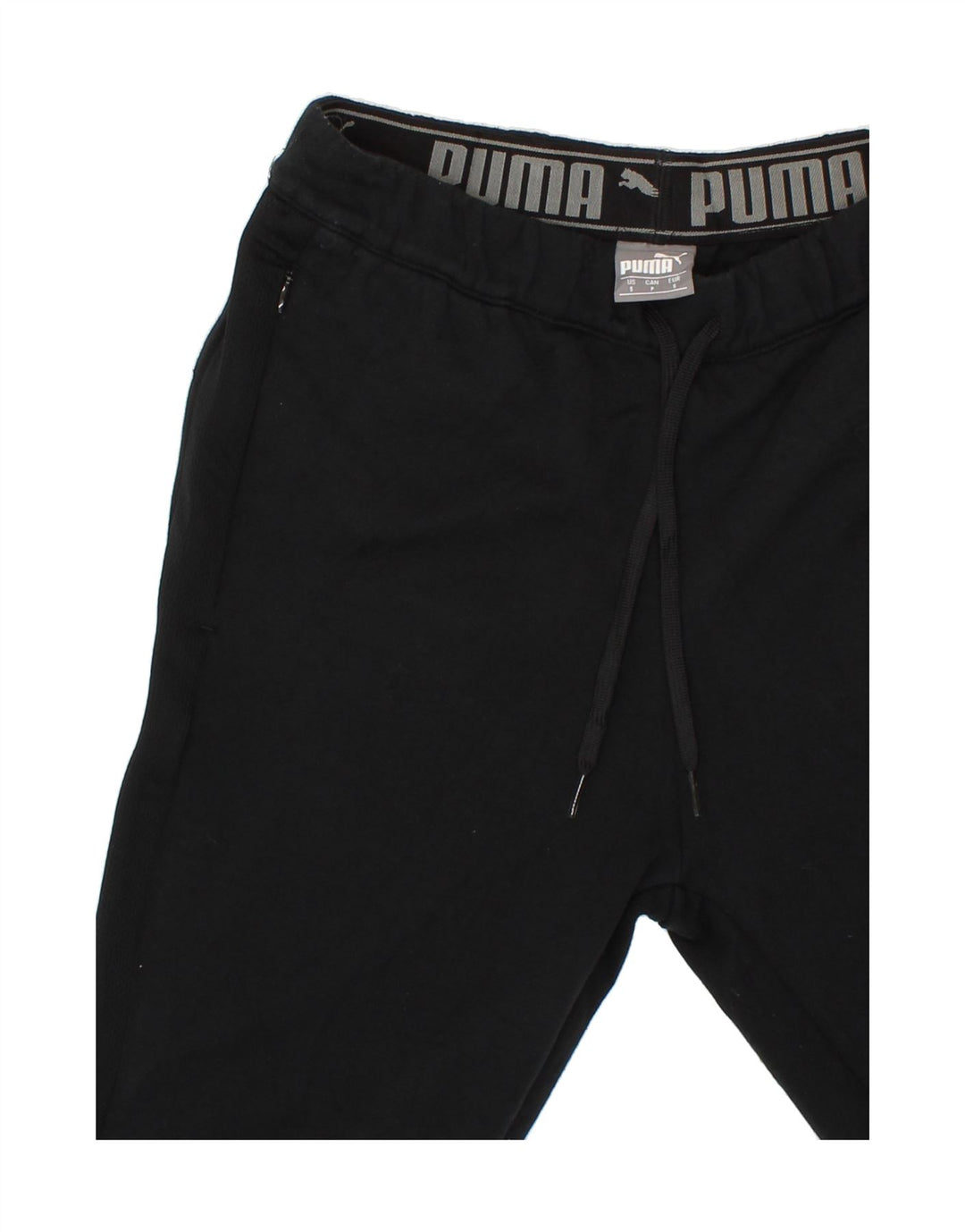 PUMA Mens Tracksuit Trousers Small  Black Vintage Puma and Second-Hand Puma from Messina Hembry 