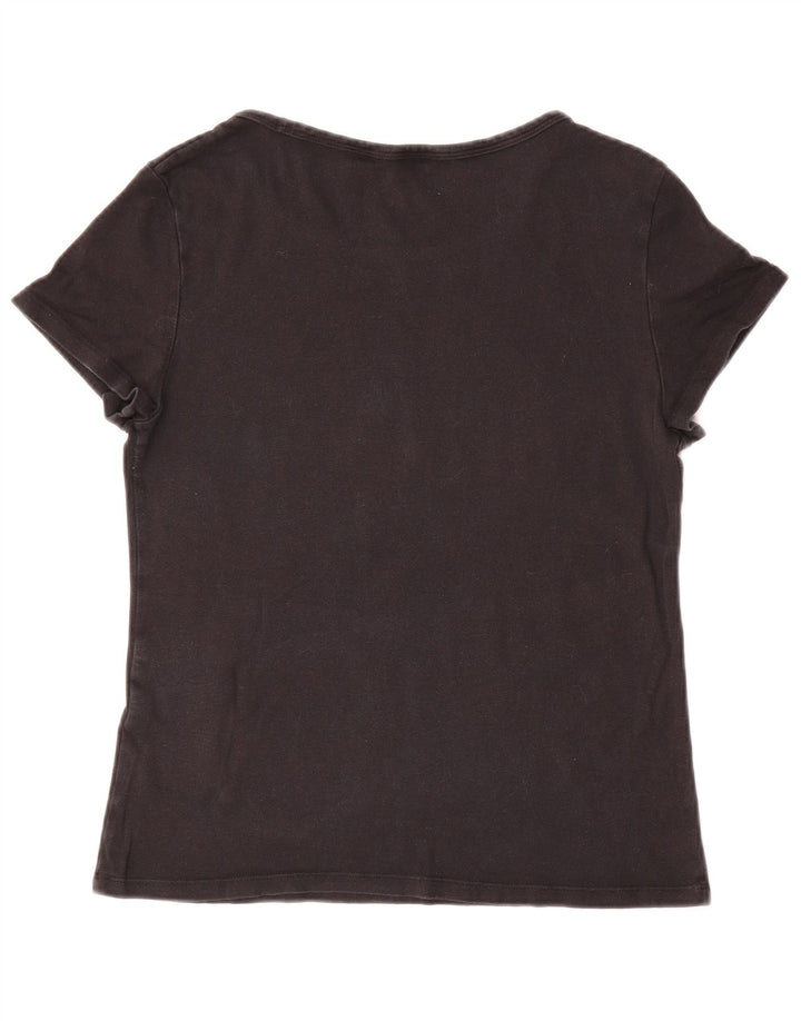 LEVI'S Womens T-Shirt Top UK 14 Large Black
