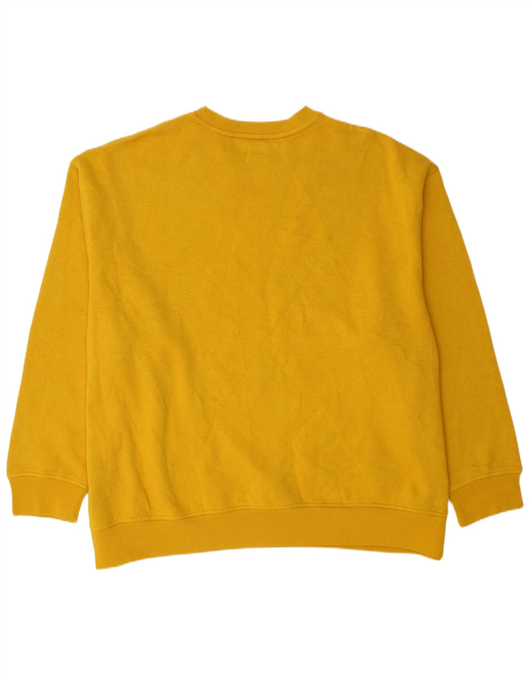 LEVI'S Mens Relaxed Loose Fit Sweatshirt Jumper 2XL Yellow Cotton
