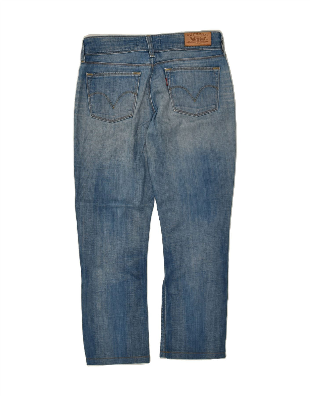 LEVI'S Womens Slim Jeans  W29 L34 Blue Cotton | Vintage Levi's | Thrift | Second-Hand Levi's | Used Clothing | Messina Hembry 
