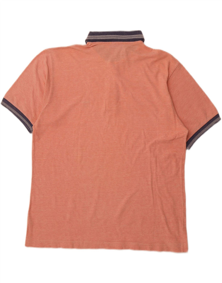 SERGIO TACCHINI Mens Polo Shirt Large Pink Cotton