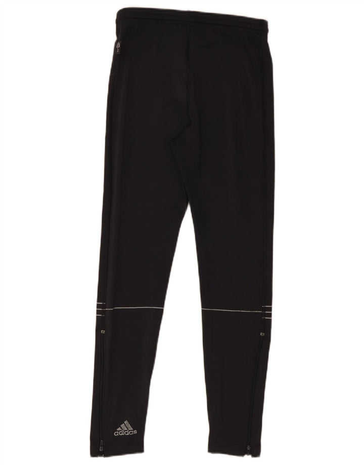 Adidas Womens Climalite Leggings UK 10 Small Navy Blue Polyester