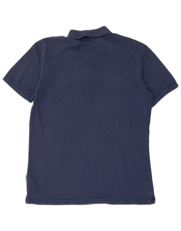 NAPAPIJRI Mens Polo Shirt Small Navy Blue