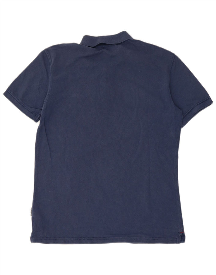 NAPAPIJRI Mens Polo Shirt Small Navy Blue