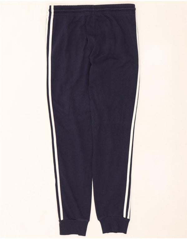 Adidas Womens Tracksuit Trousers Joggers UK 12/14 Medium  Navy Blue Cotton