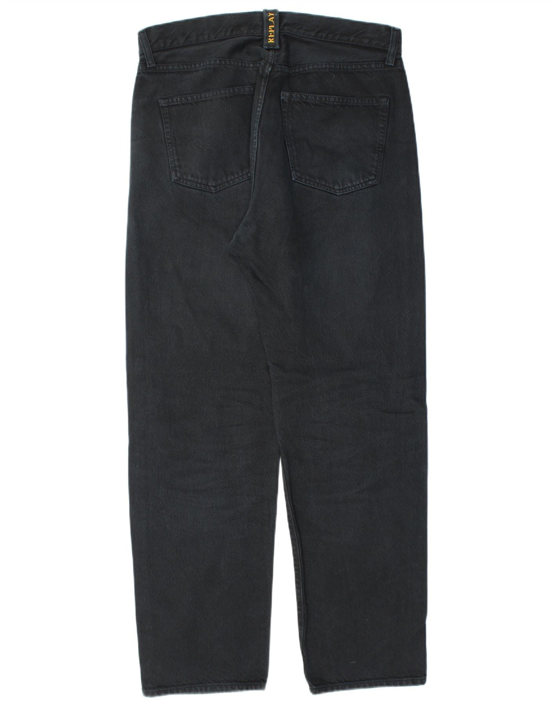 Replay Mens Straight Jeans W32 L30 Black