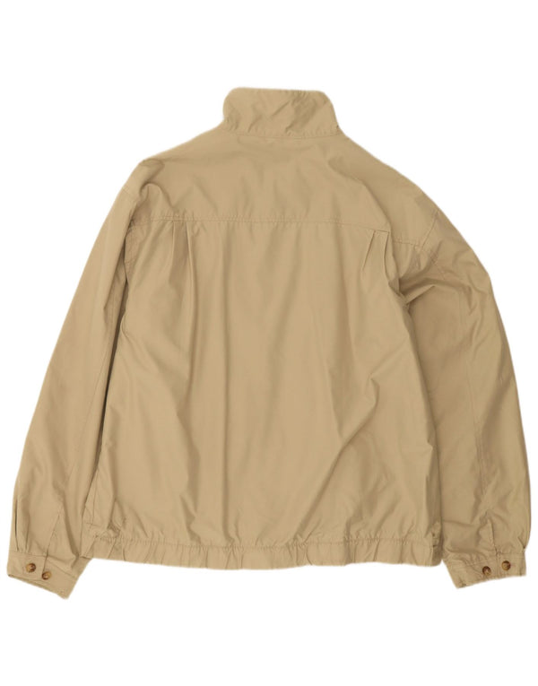 Chaps Mens Bomber Jacket UK 42 XL Beige Polyester