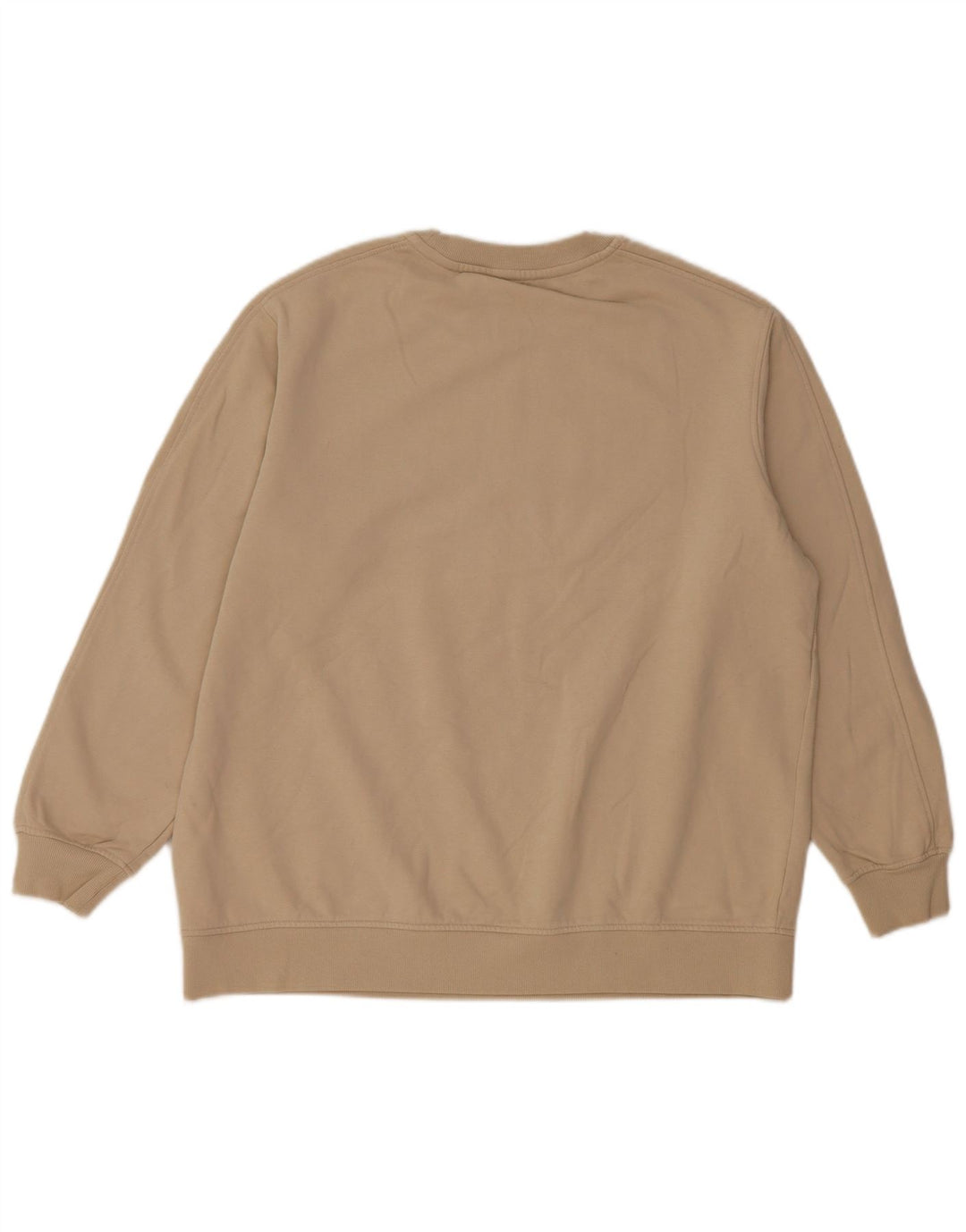 Marks & Spencer Mens Graphic Sweatshirt Jumper Medium Beige Cotton