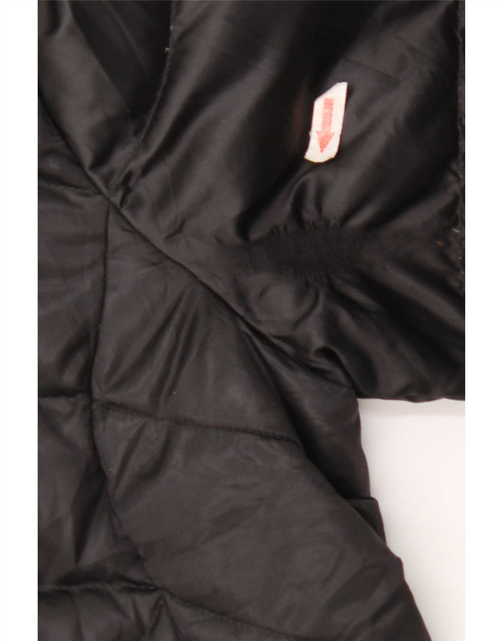 The North Face Womens Padded Jacket UK 10 Small Black Nylon