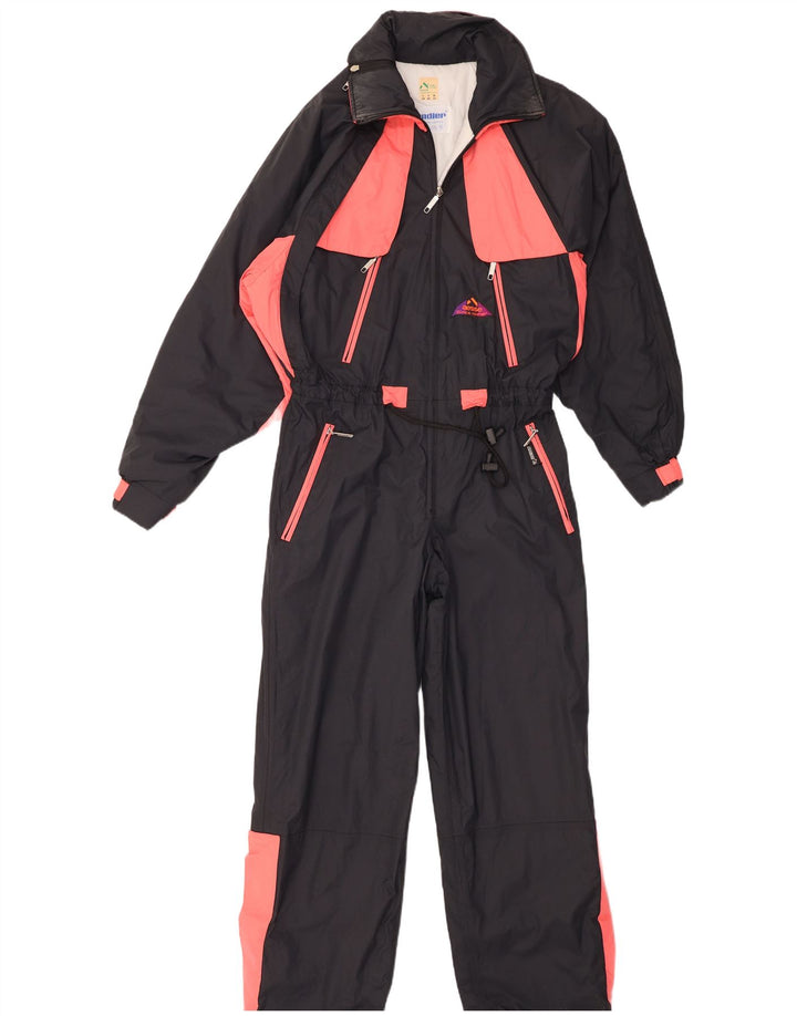 Aesse Womens Ski Jumpsuit IT 44 Medium Black Colourblock Polyester