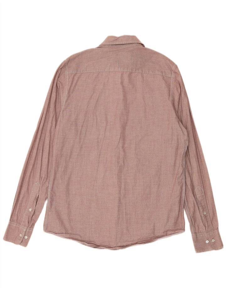 MURPHY & NYE Mens Sailmakers Slim Fit Shirt Large Pink
