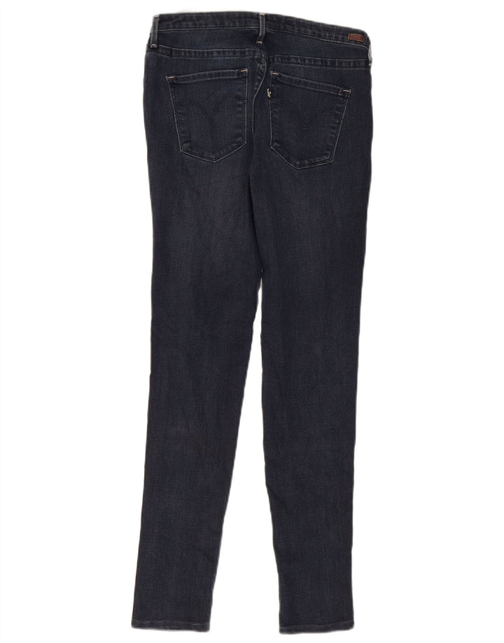 LEVI'S Womens Skinny Jeans W25 L26 Navy Blue Cotton