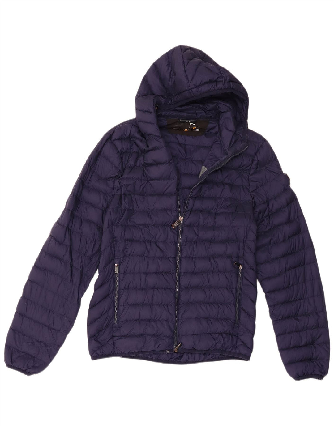 Ciesse Piumini Mens Hooded Padded Jacket UK 40 Medium Navy Blue Polyamide