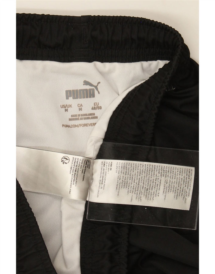 PUMA Mens Sport Shorts Medium  Black Polyester Vintage Puma and Second-Hand Puma from Messina Hembry 