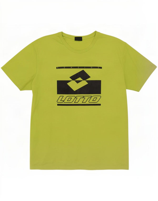 Lotto Mens Graphic T-Shirt Top XL Green