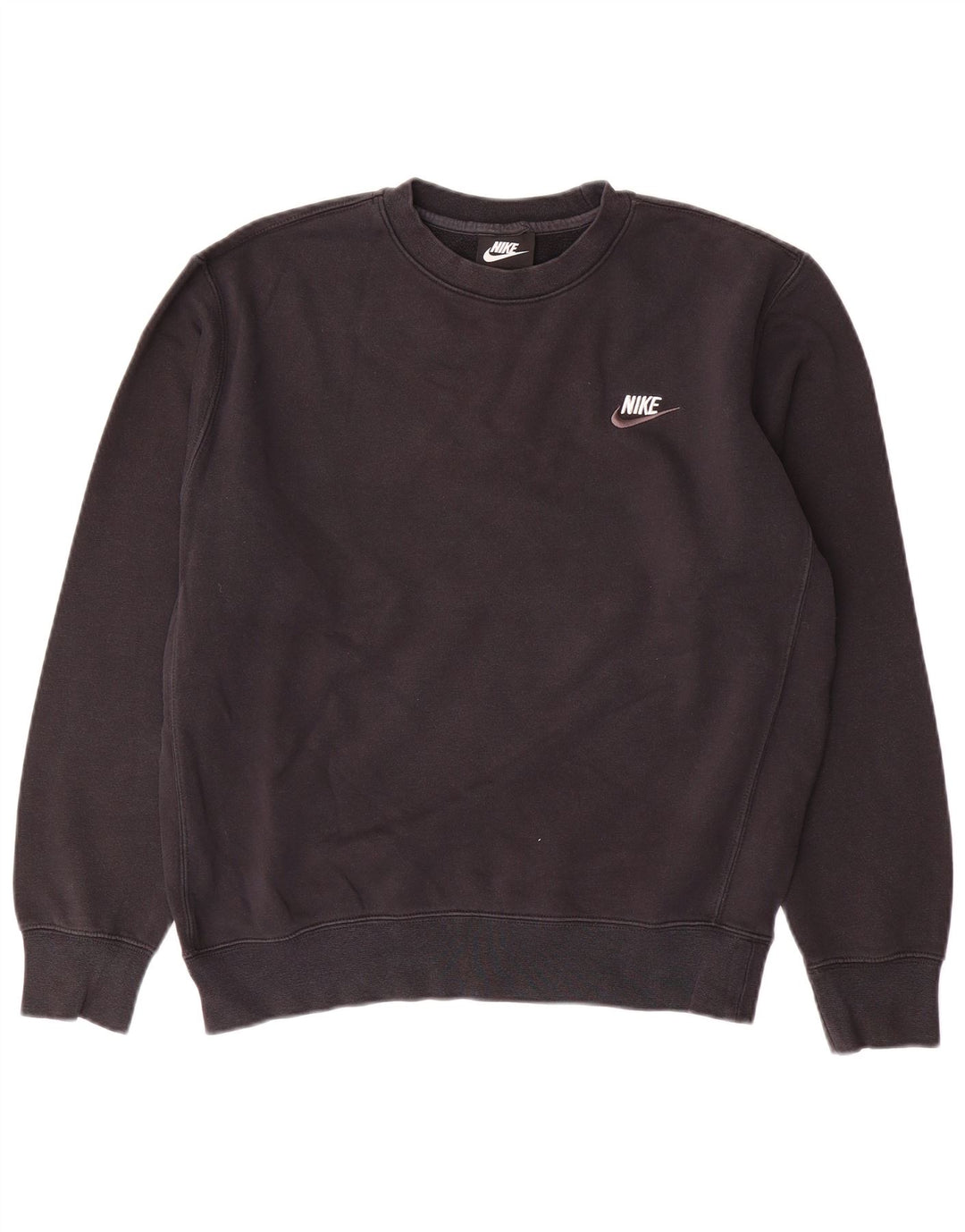 Nike Mens Sweatshirt Jumper Small Black Cotton