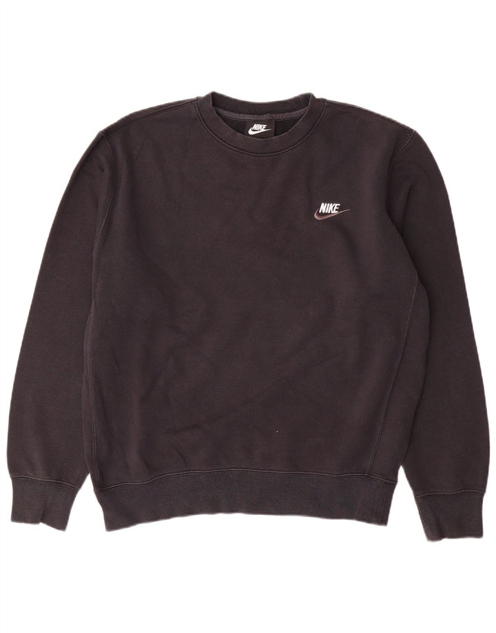 Nike Mens Sweatshirt Jumper Small Black Cotton