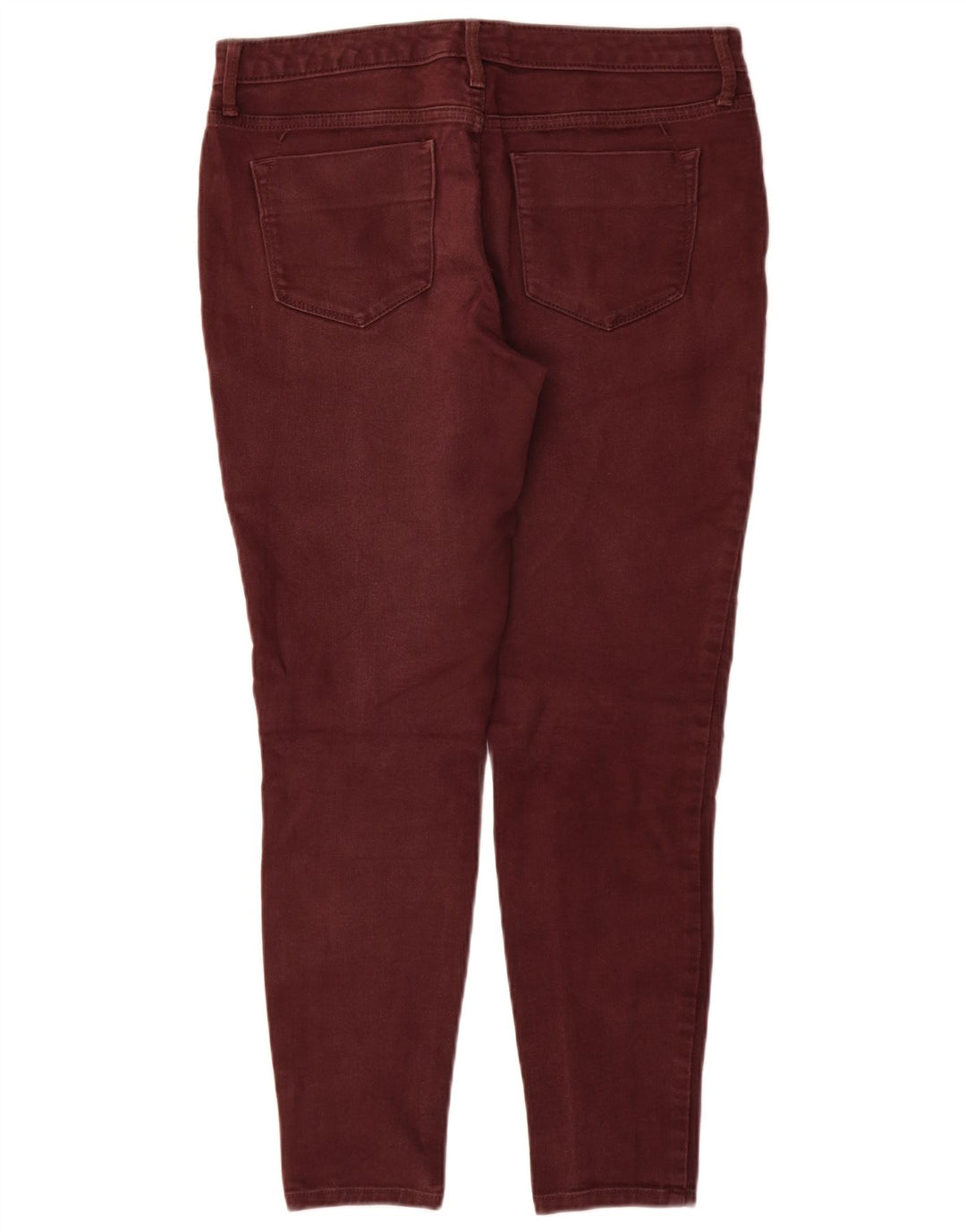 MOSSIMO Womens Mid Rise Jegging Jeans US 8 Medium W29 L28 Maroon Cotton