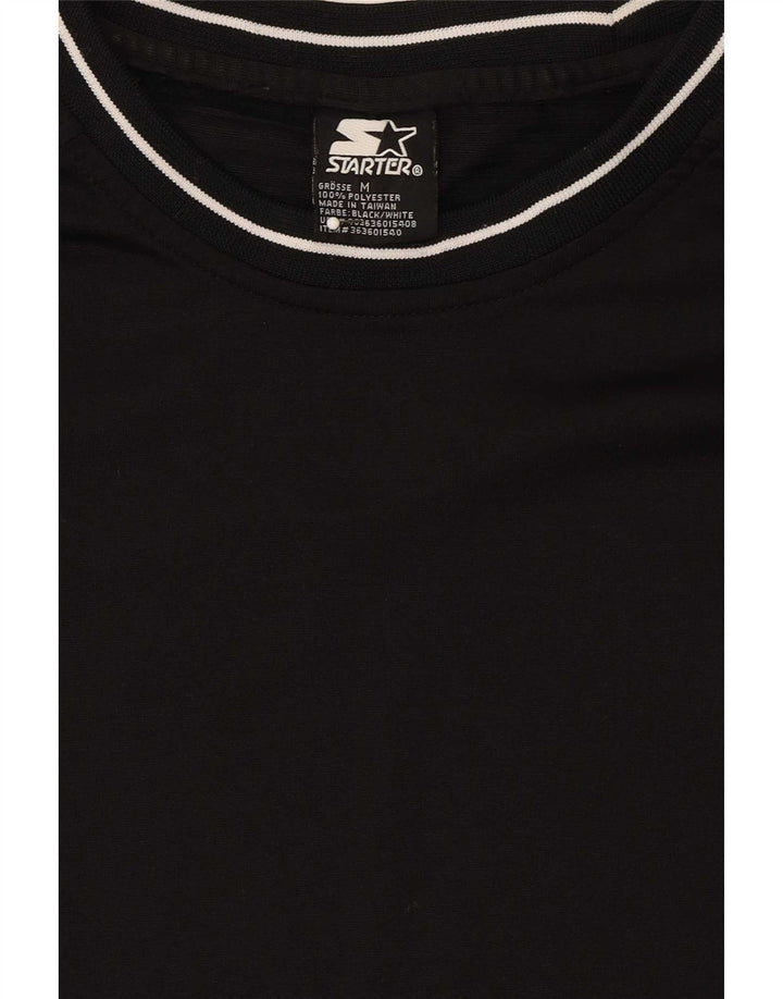 Starter Mens Vest Top Medium Black Polyester