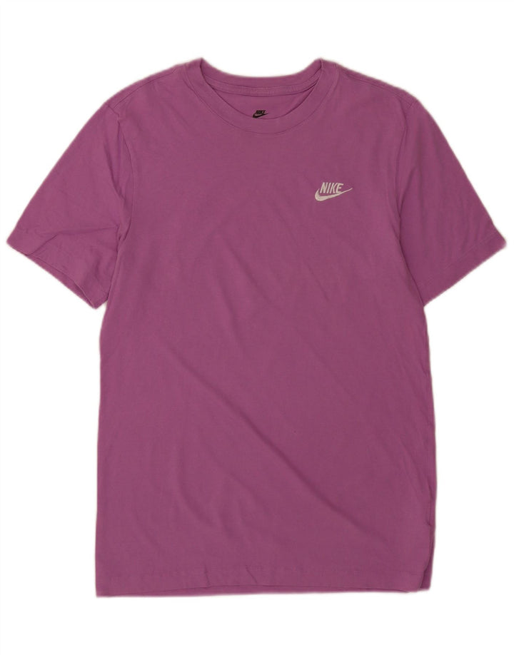 Nike Mens T-Shirt Top Small Purple Cotton