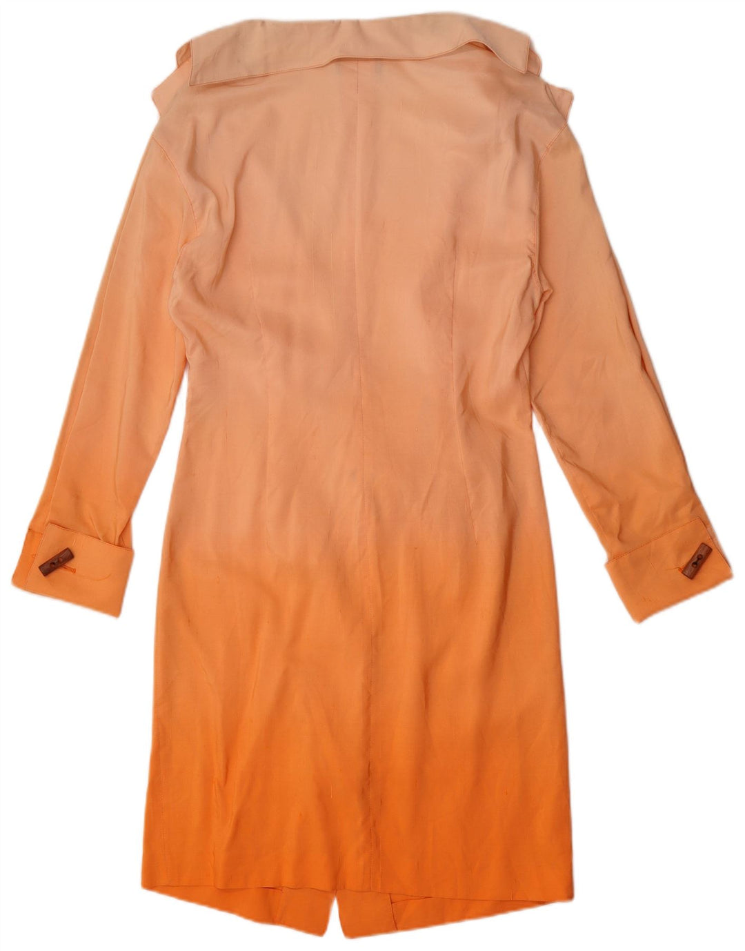 Genny Womens Shirt Dress US 8 Medium Orange