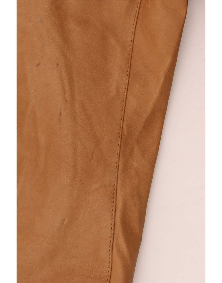 J.J.Scott Mens Leather Jacket IT 52 XL Beige