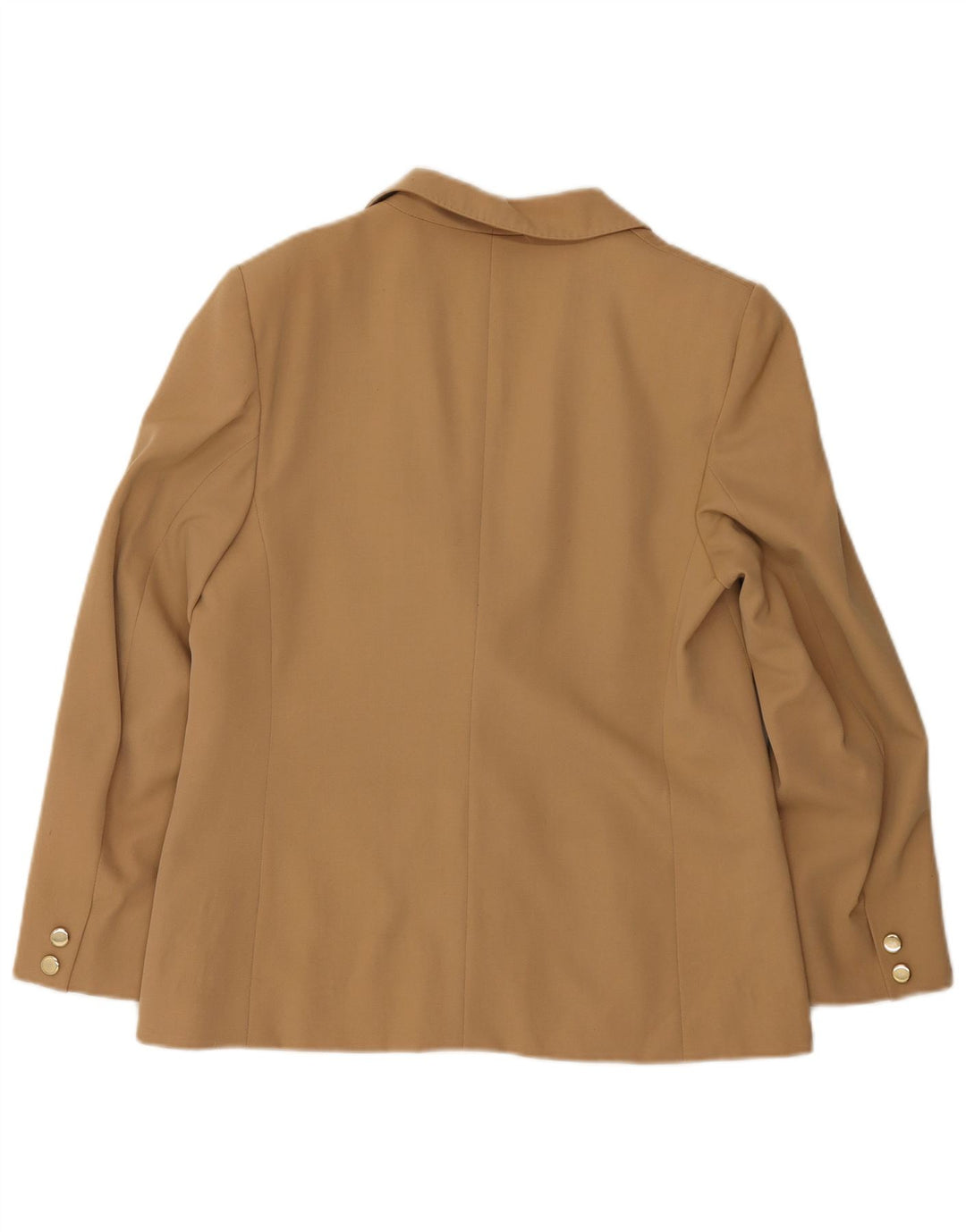 Herno Womens 2 Button Blazer Jacket IT 50 XL Beige Wool