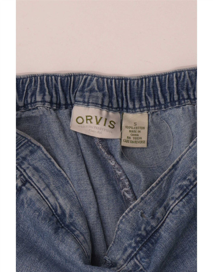 Orvis Womens Regular Straight Jeans Small W32 L25 Blue Cotton