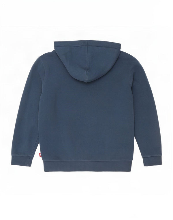 Superdry Mens Vintage Graphic Hoodie Jumper XL Navy Blue Cotton