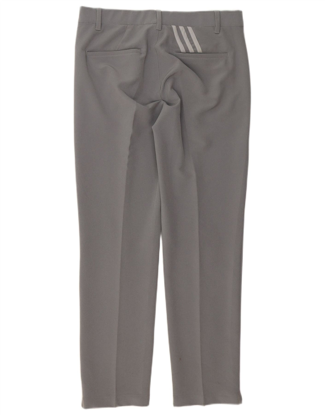 ADIDAS Mens Slim Chino Trousers W32 L30  Grey Polyester