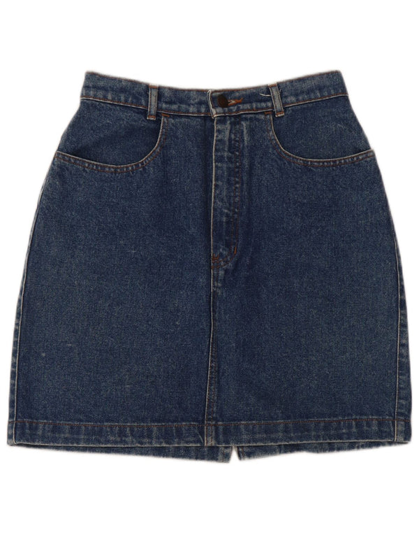 GAP Girls Denim Skirt 11-12 Years W26 Navy Blue Cotton
