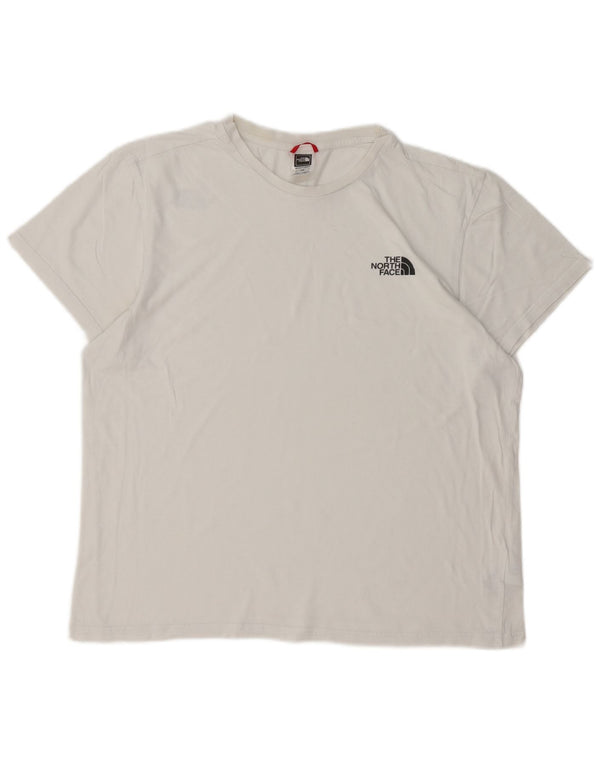 THE NORTH FACE Mens T-Shirt Top Large White Cotton