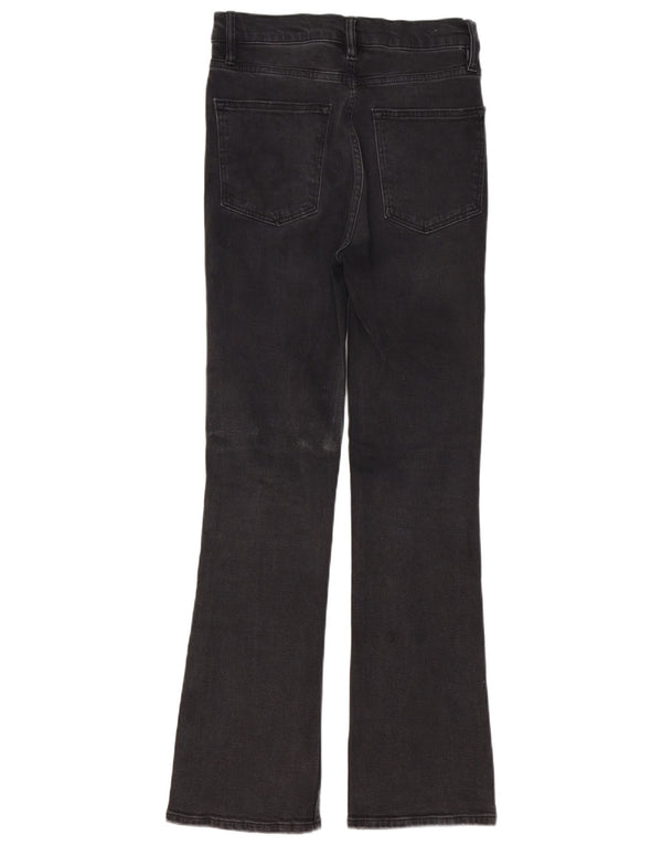 ALL SAINTS Womens Bootcut Jeans W26 L30 Black Cotton