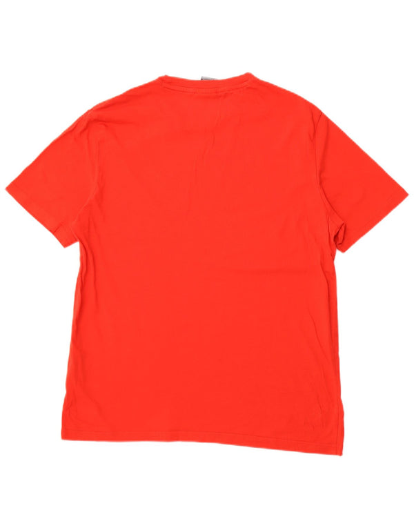 CHAMPION Mens T-Shirt Top Large Red Cotton