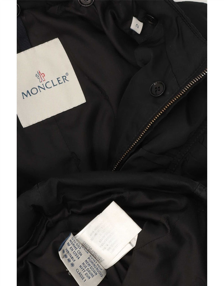 Moncler Womens Padded Jacket Size 2 Medium Black Polyester