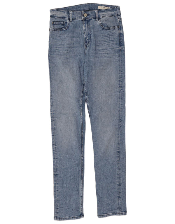 Marks & Spencer Womens The Lily Slim Jeans UK 10 Small W26 L30 Blue Cotton