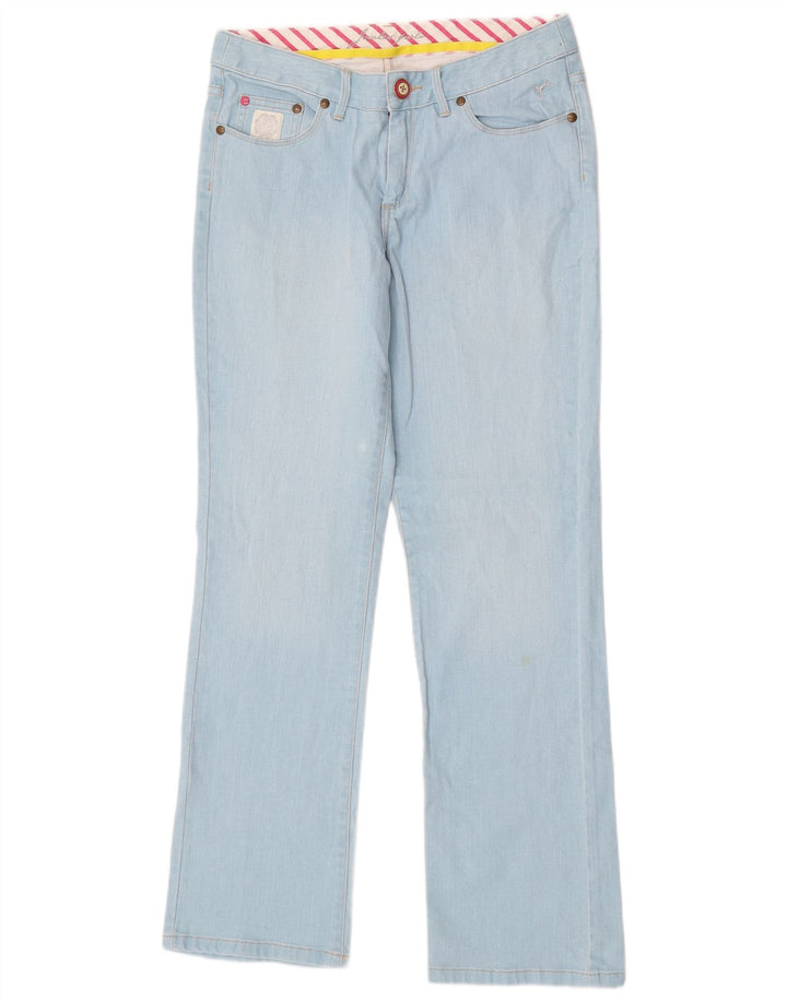 Joules Womens Bootcut Jeans UK 12 Medium W30 L32 Blue Cotton