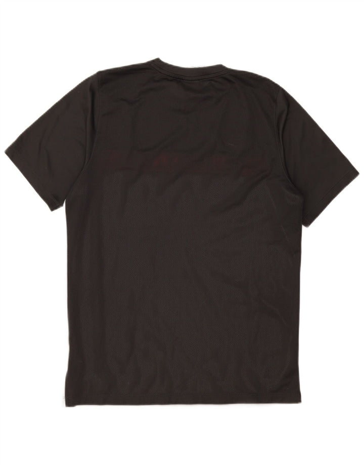 Nike Mens Dri Fit T-Shirt Top Large Grey Colourblock Polyester