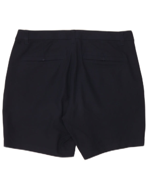 Lululemon Mens Chino Shorts W33 Medium Navy Blue Polyester