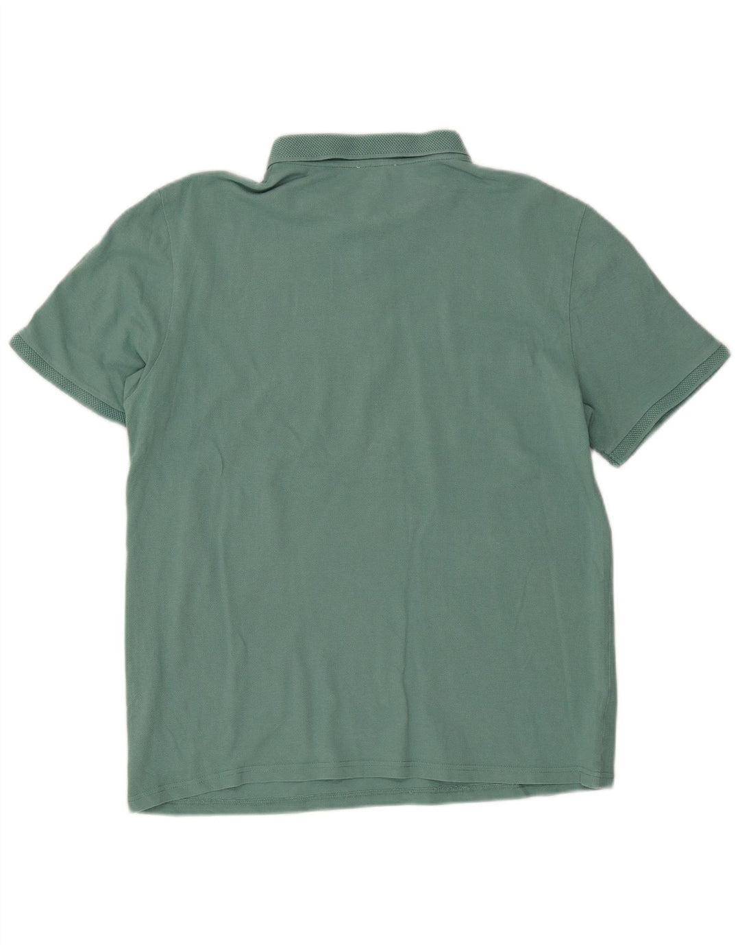 Reiss Mens Polo Shirt XL Green Cotton