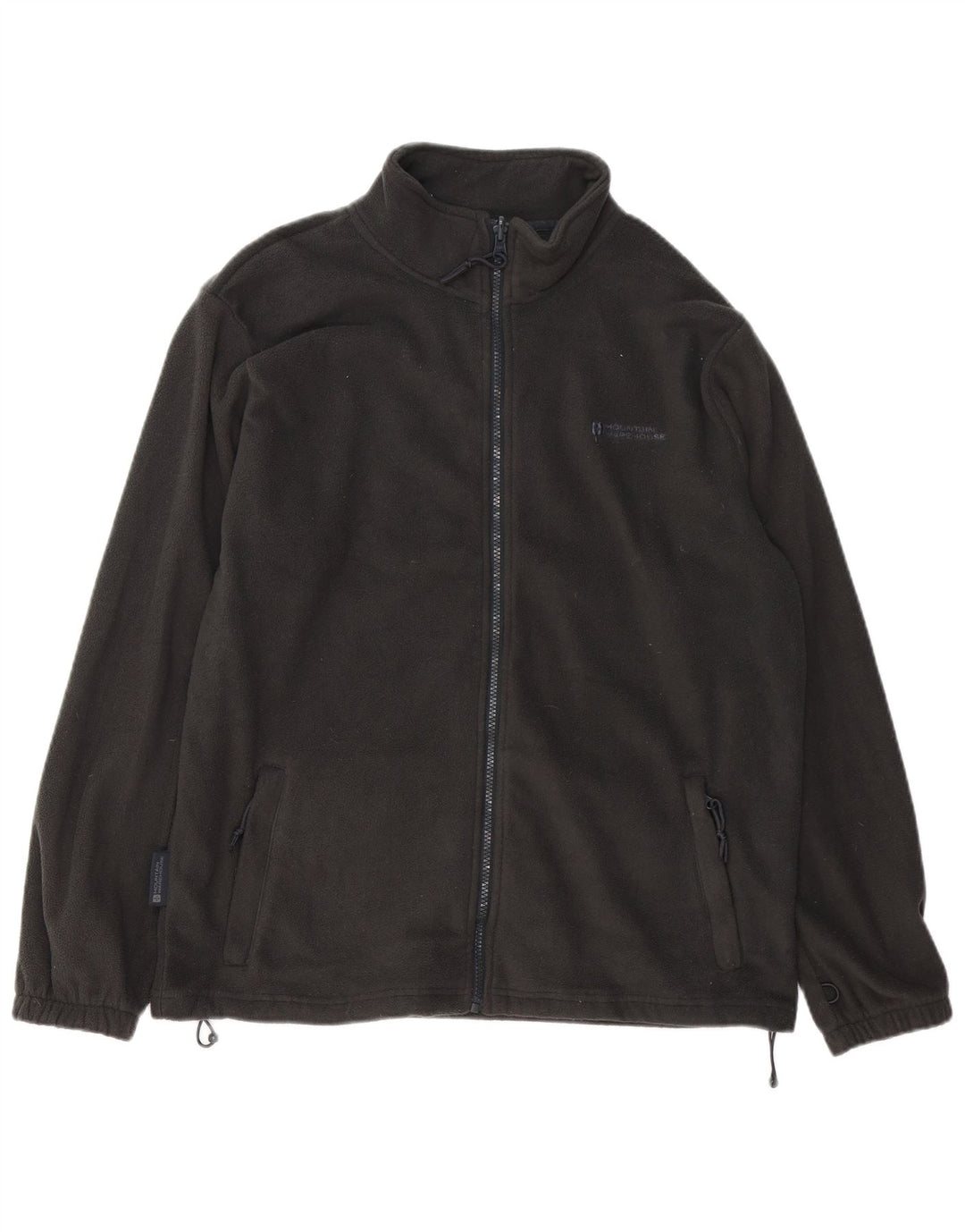 MOUNTAIN WAREHOUSE Mens Fleece Jacket UK 38 Medium Black Polyester