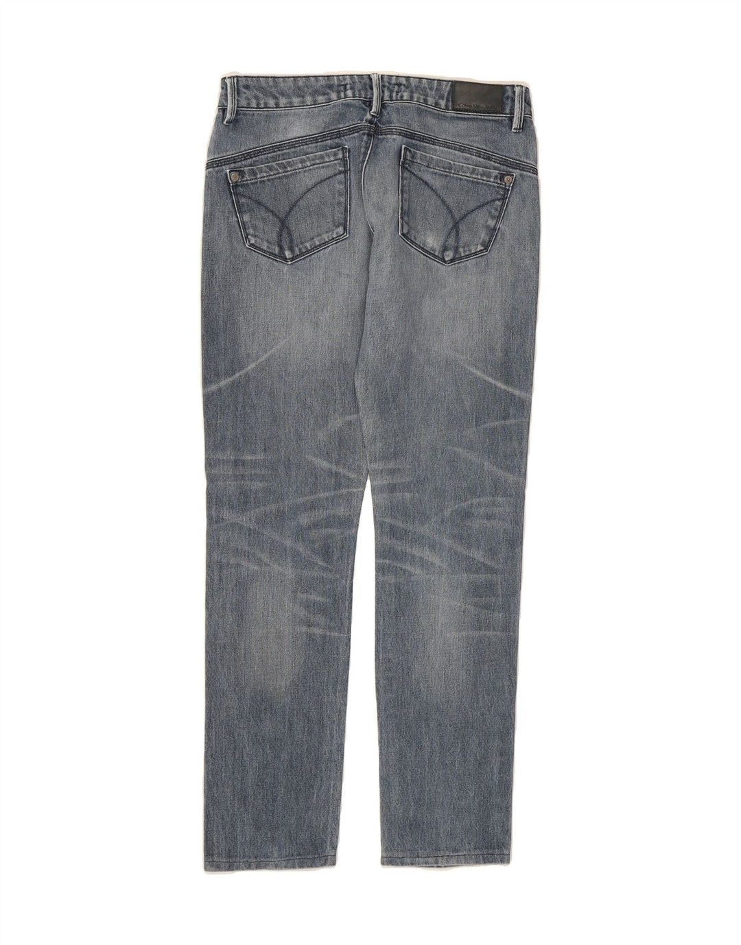 CALVIN KLEIN Womens Slim Jeans W30 L29 Blue Cotton Vintage Calvin Klein and Second-Hand Calvin Klein from Messina Hembry 