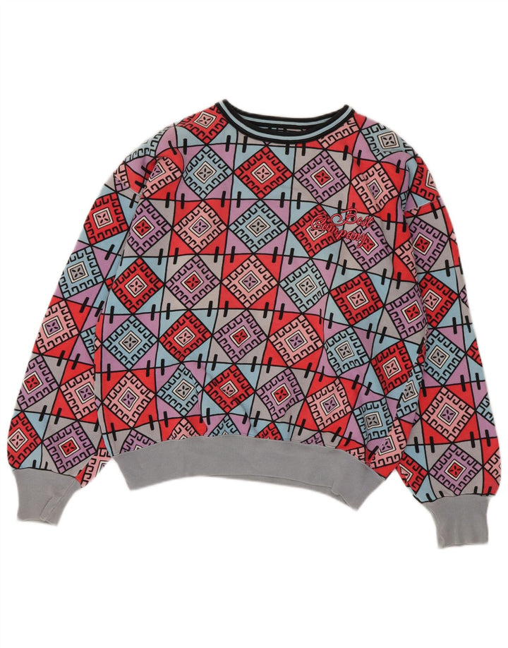Best Company Womens Sweatshirt Jumper UK 14 Medium Multicoloured